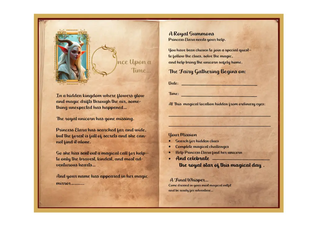 Fairy invite image file Fairy invite image file